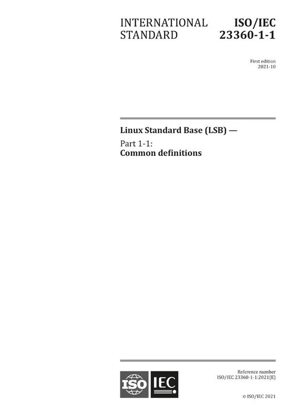 Cover ISO/IEC 23360-1-1:2021